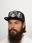 Бейсболка MITCHELL NESS арт. HHSS3180-BNEYYPPPBLCK Brooklyn Nets NBA (черный)